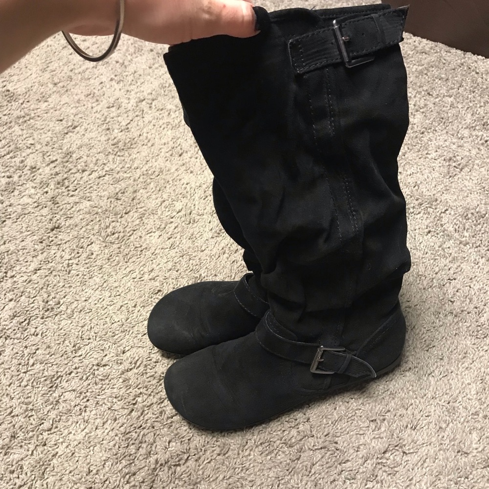Report Shakira black boots zip Womens 8